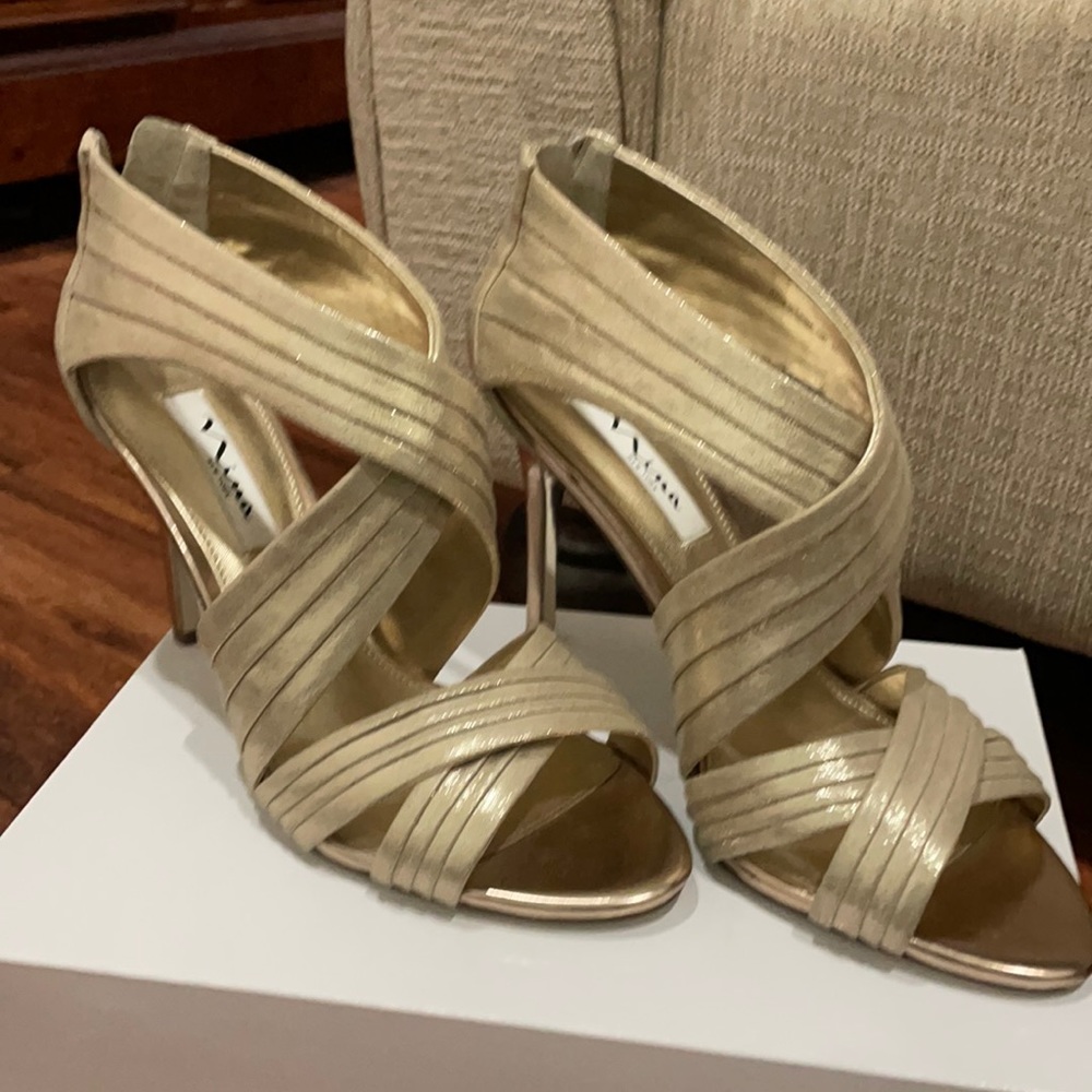 Gold sandals